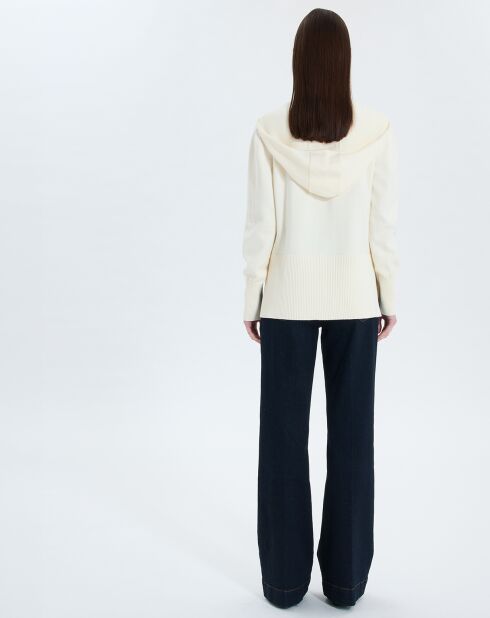 Pull en Laine & Coton Novalie écru
