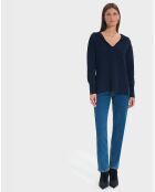 Pull en Laine & Coton Novalie nocturne