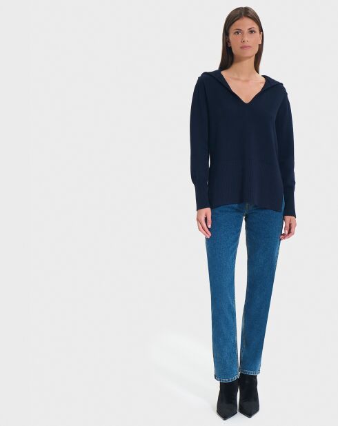 Pull en Laine & Coton Novalie nocturne