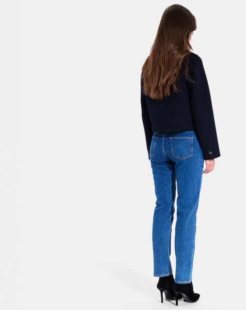 Blouson en Double face Laine mélangée Volia nocturne