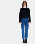 Blouson en Double face Laine mélangée Volia nocturne