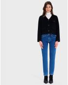 Blouson en Laine mélangée Vio noir