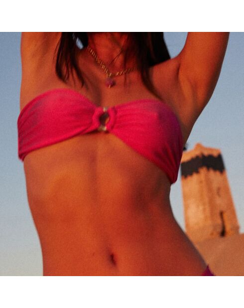 Haut de maillot de bain Anna magenta