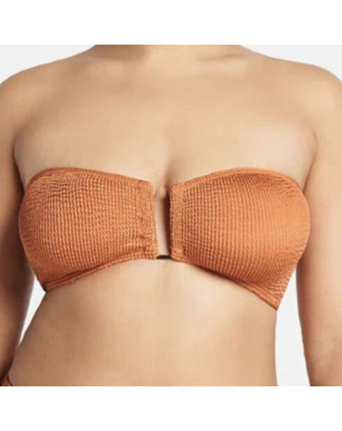 Haut de maillot de bain Blake terracotta