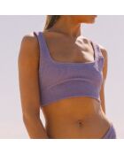 Haut de maillot de bain Hoola lilas