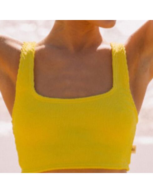 Haut de maillot de bain Hoola jaune