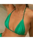 Haut de maillot de bain Fanny réversible vert