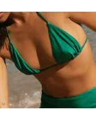 Haut de maillot de bain Fanny réversible vert