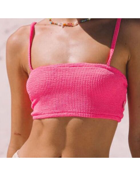 Haut de maillot de bain Pamela rose