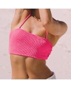 Haut de maillot de bain Pamela rose