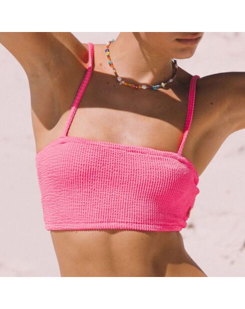 Haut de maillot de bain Pamela rose