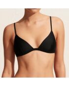 Haut de maillot de bain triangle noir