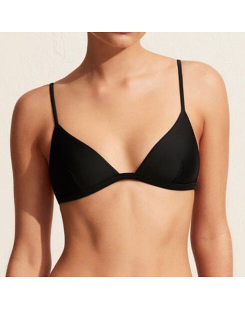 Haut de maillot de bain triangle noir