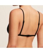 Haut de maillot de bain triangle noir