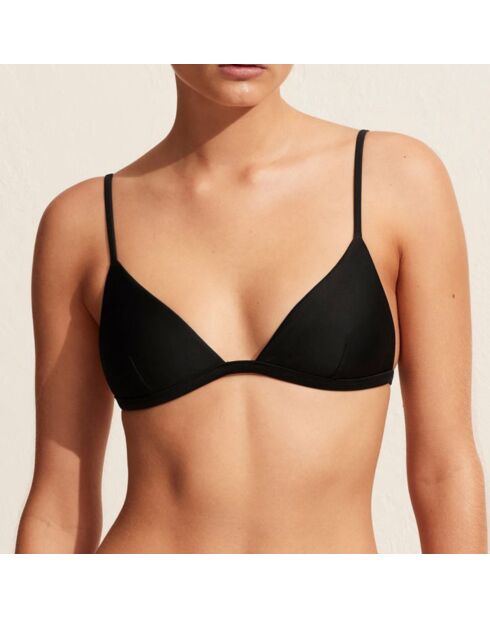 Haut de maillot de bain triangle noir