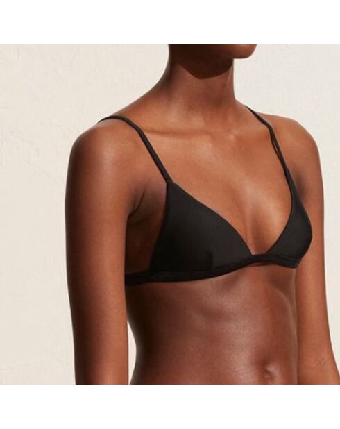 Haut de maillot de bain triangle noir