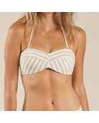 Haut de maillot de bain bandeau gris