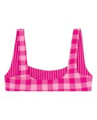 Haut de maillot de bain Elle réversible rose