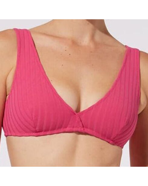 Haut de maillot de bain Annie rose