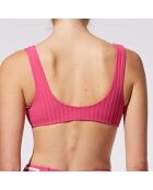 Haut de maillot de bain Annie rose