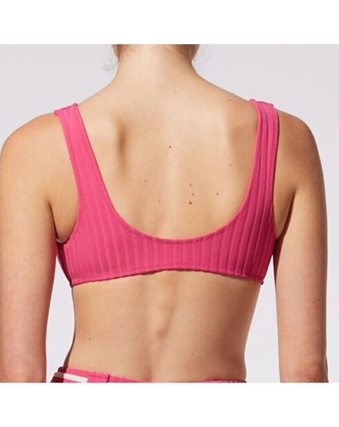 Haut de maillot de bain Annie rose