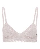 Haut de maillot de bain Babydoll Crochet lilas