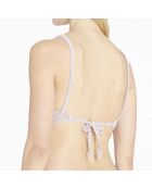 Haut de maillot de bain Babydoll Crochet lilas