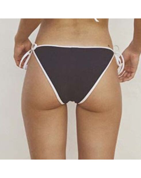 Bas de maillot de bain côtelé L'intemporelle noir