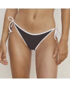 Bas de maillot de bain côtelé L'intemporelle noir
