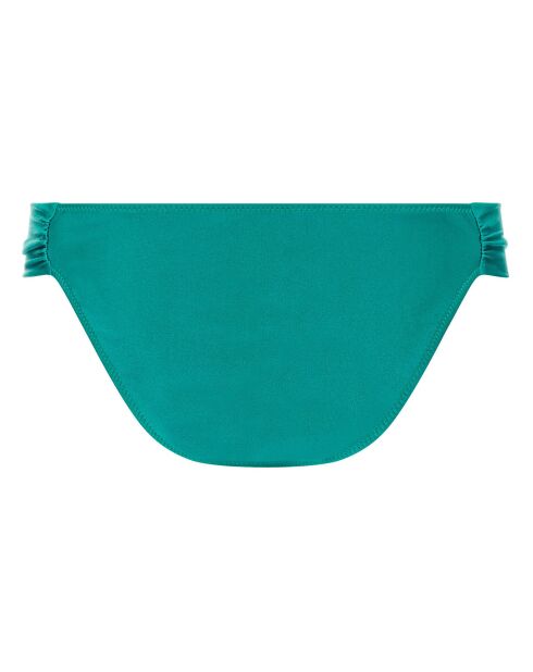 Bas de maillot de bain Anna drapé vert émeraude