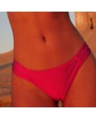 Bas de maillot de bain Anna drapé magenta