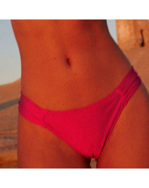 Bas de maillot de bain Anna drapé magenta