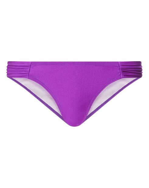 Bas de maillot de bain Anna drapé violet