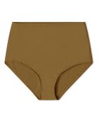 Bas de maillot de bain Bik taille haute brun kaki