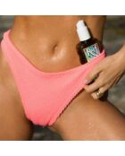 Bas de maillot de bain Crinkle corail