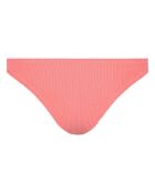 Bas de maillot de bain Crinkle corail