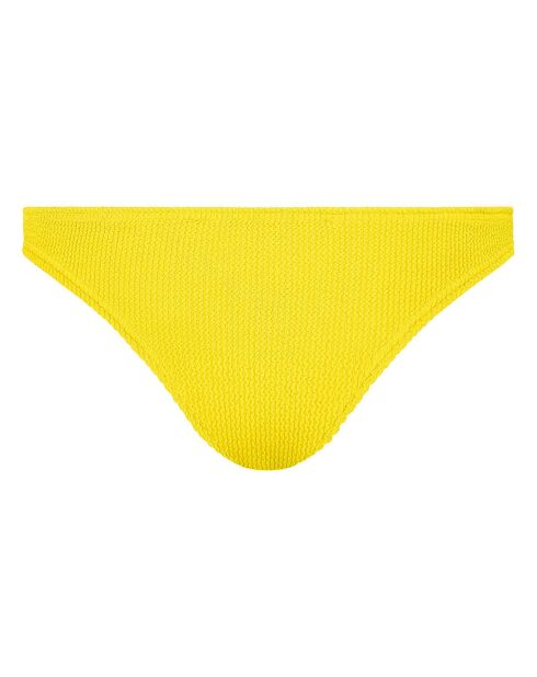 Bas de maillot de bain Crinkle jaune