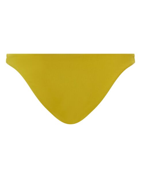 Bas de maillot de bain Charly bicolore réversible vert pistache