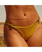Bas de maillot de bain Charly bicolore réversible vert pistache