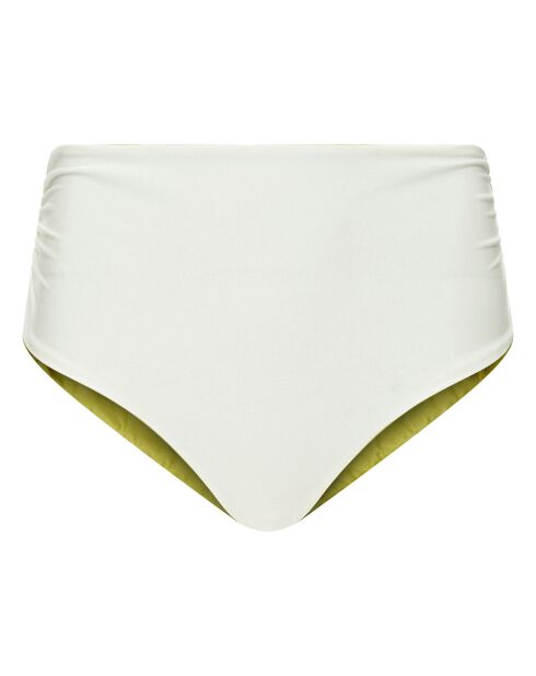 Bas de maillot de bain Fanny réversible écru