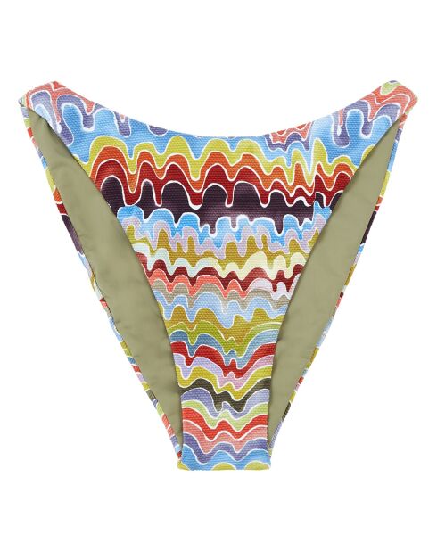 Bas de maillot de bain Elvis texturé jaune