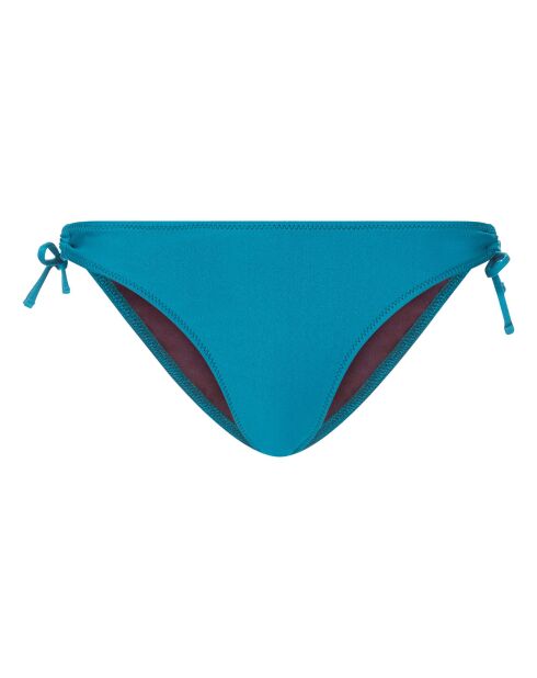 Bas de maillot de bain Jenny à laçage bleu vert