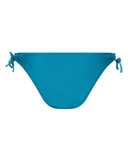Bas de maillot de bain Jenny à laçage bleu vert