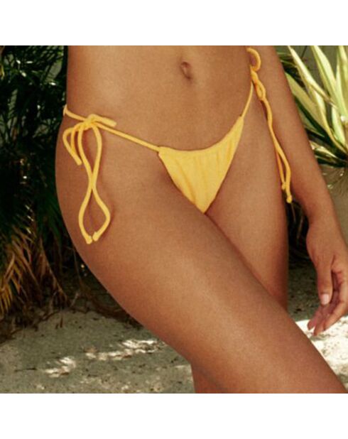 Bas de maillot de bain Lana éponge abricot