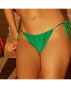 Bas de maillot de bain Karen froncé vert