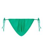 Bas de maillot de bain Karen froncé vert