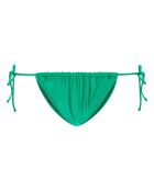 Bas de maillot de bain Karen froncé vert