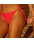 Bas de maillot de bain Karen froncé rose fuschia