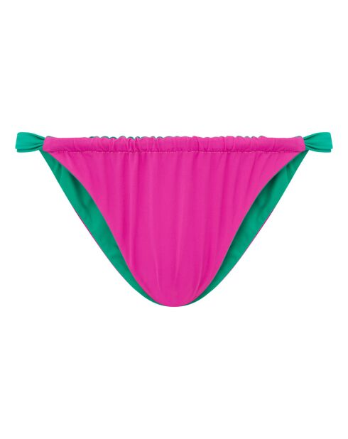Bas de maillot de bain Naomi réversible vert émeraude