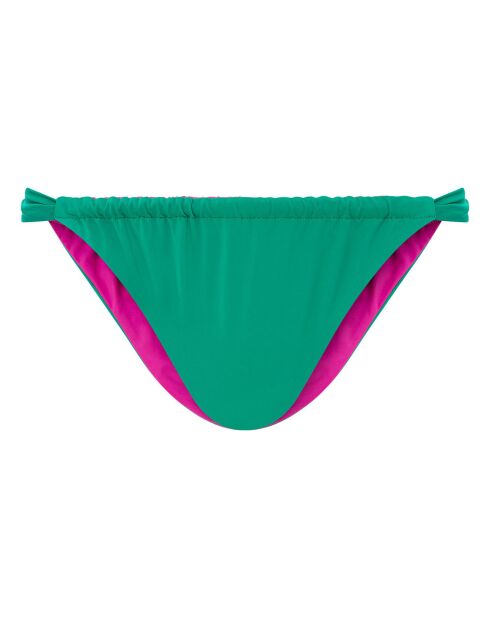 Bas de maillot de bain Naomi réversible vert émeraude
